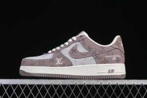 Nike Air Force 1'07 Low LV Collaboration Grey Air Force 1 Low Top Casual Skate Shoes YF9511-821