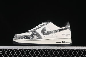 Nike Air Force 1'07 Low LV Collaboration Grey Black Air Force 1 Low Top Casual Skate Shoes SC9207-539