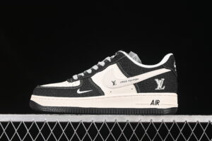 Nike Air Force 1'07 Low LV Collaboration Black Air Force 1 Low Top Casual Skate Shoes XS1958-550