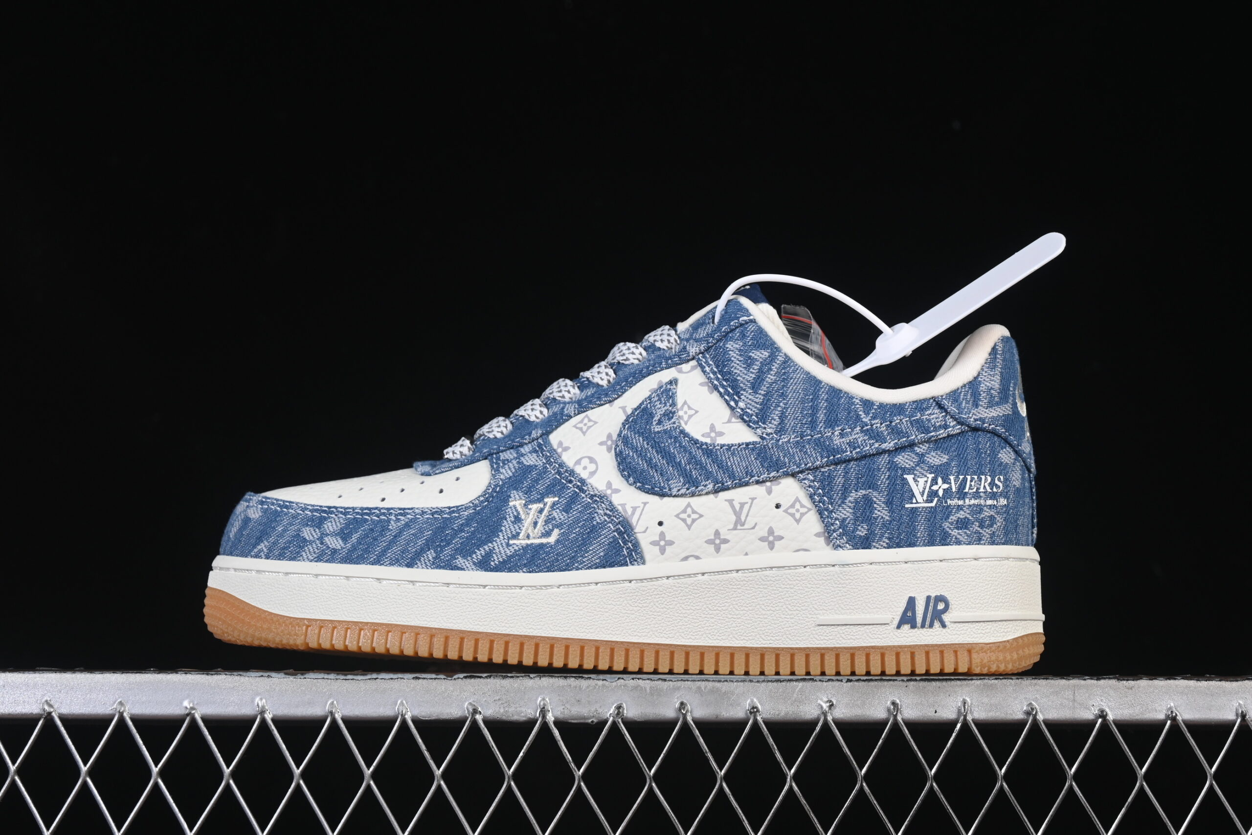 Nike Air Force 1'07 Low LV Collaboration White Blue Air Force 1 Low Top Casual Skate Shoes YF9511-815