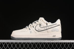 Nike Air Force 1'07 Low LV Collaboration Cream Grey Air Force 1 Low Top Casual Skate Shoes DM6868-100