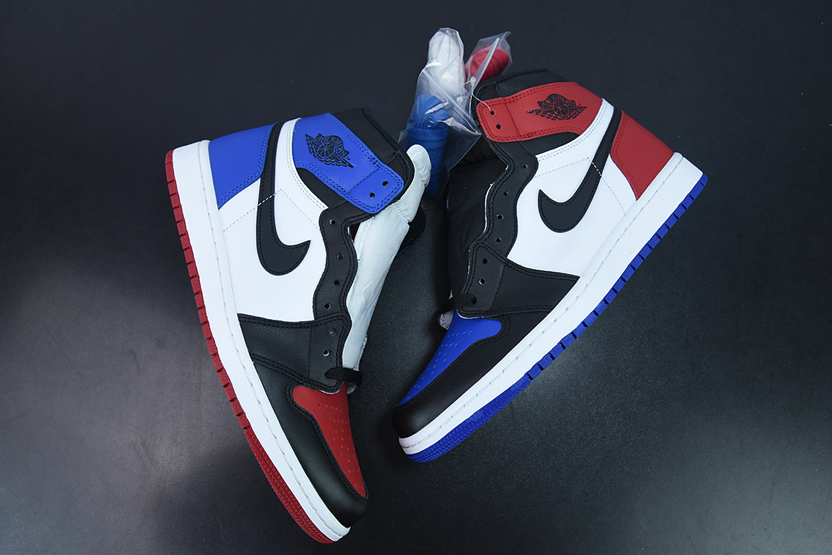 Mismatch L00H6 Air Jordan 1 Black Red Air Jordan 1 High Top Basketball Shoes 555088-026