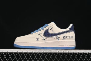 Nike Air Force 1'07 Low LV Collaboration Cream Blue Air Force 1 Low Top Casual Skate Shoes XS2869-003