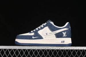 Nike Air Force 1'07 Low LV Collaboration Cream Blue Air Force 1 Low Top Casual Skate Shoes XS1958-551