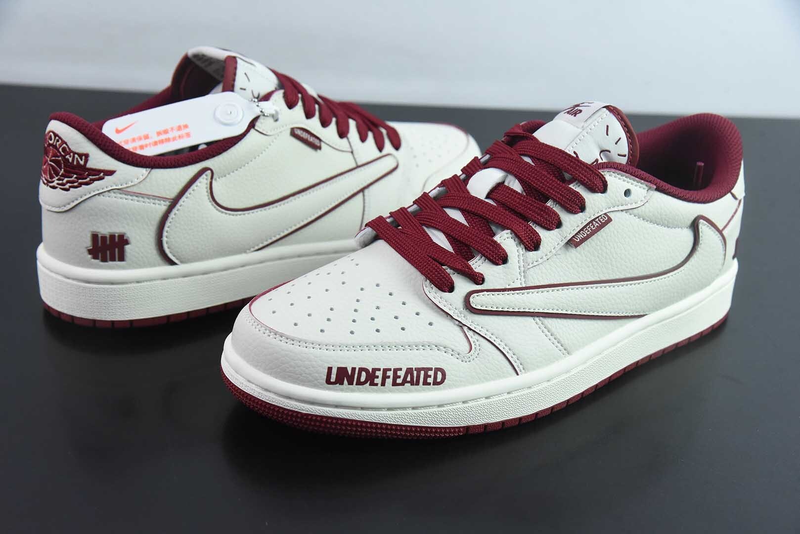 LFWO33641745 Travis Scott x FDx Air Jordan 1 OG SP Collaboration Low Top Culture Casual Skate Shoes DF1845-536