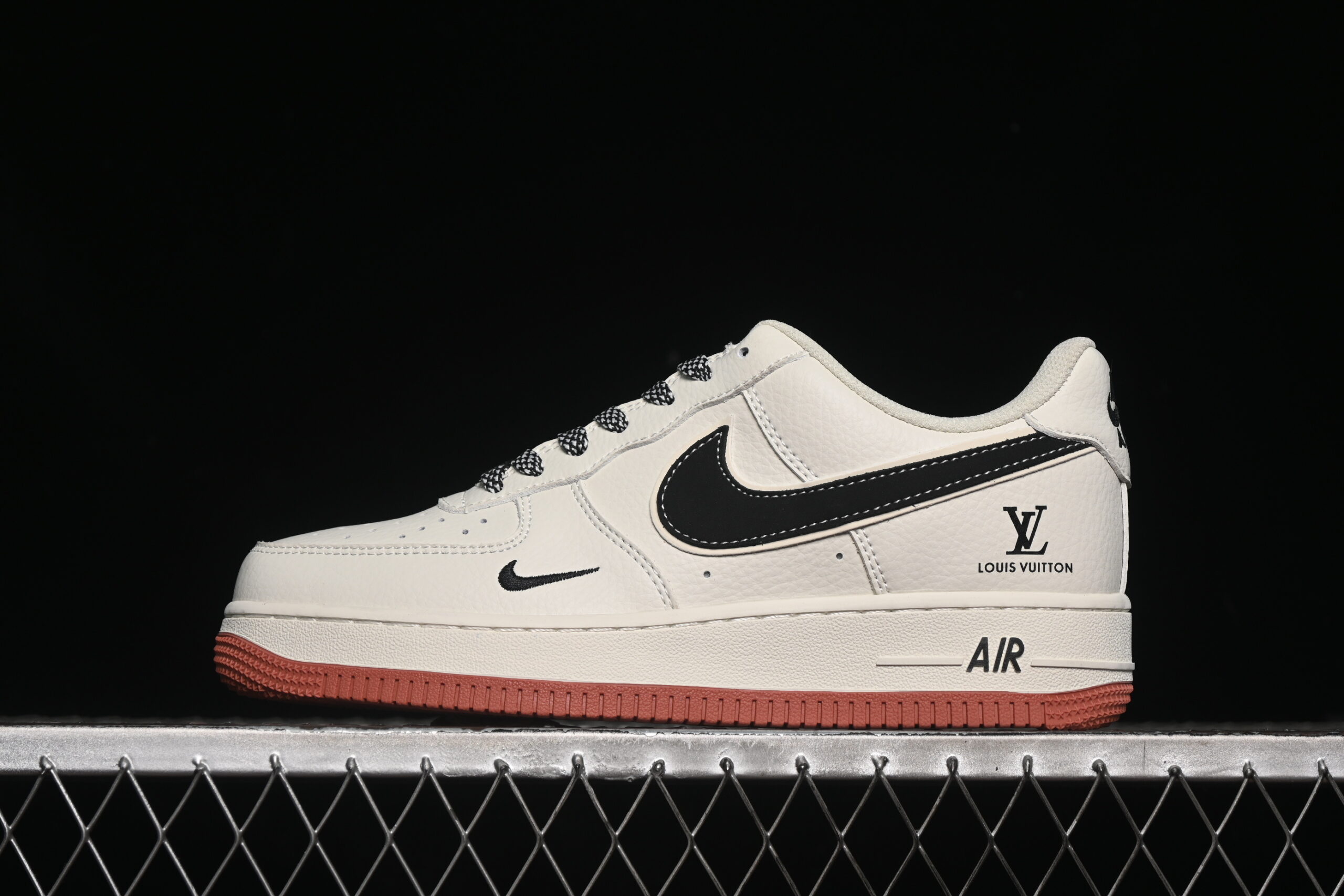 Nike Air Force 1'07 Low LV Collaboration Cream Black Air Force 1 Low Top Casual Skate Shoes CS5288-020
