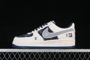 Nike Air Force 1'07 Low LV Collaboration Cream Black Air Force 1 Low Top Casual Skate Shoes XY2025-006
