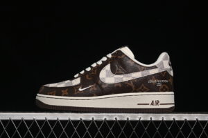 Nike Air Force 1'07 Low LV Collaboration Classic Brown Air Force 1 Low Top Casual Skate Shoes SC0601-558