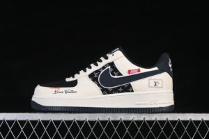 Nike Air Force 1'07 Low LV Collaboration Classic Cream Black Air Force 1 Low Top Casual Skate Shoes LD1999-022