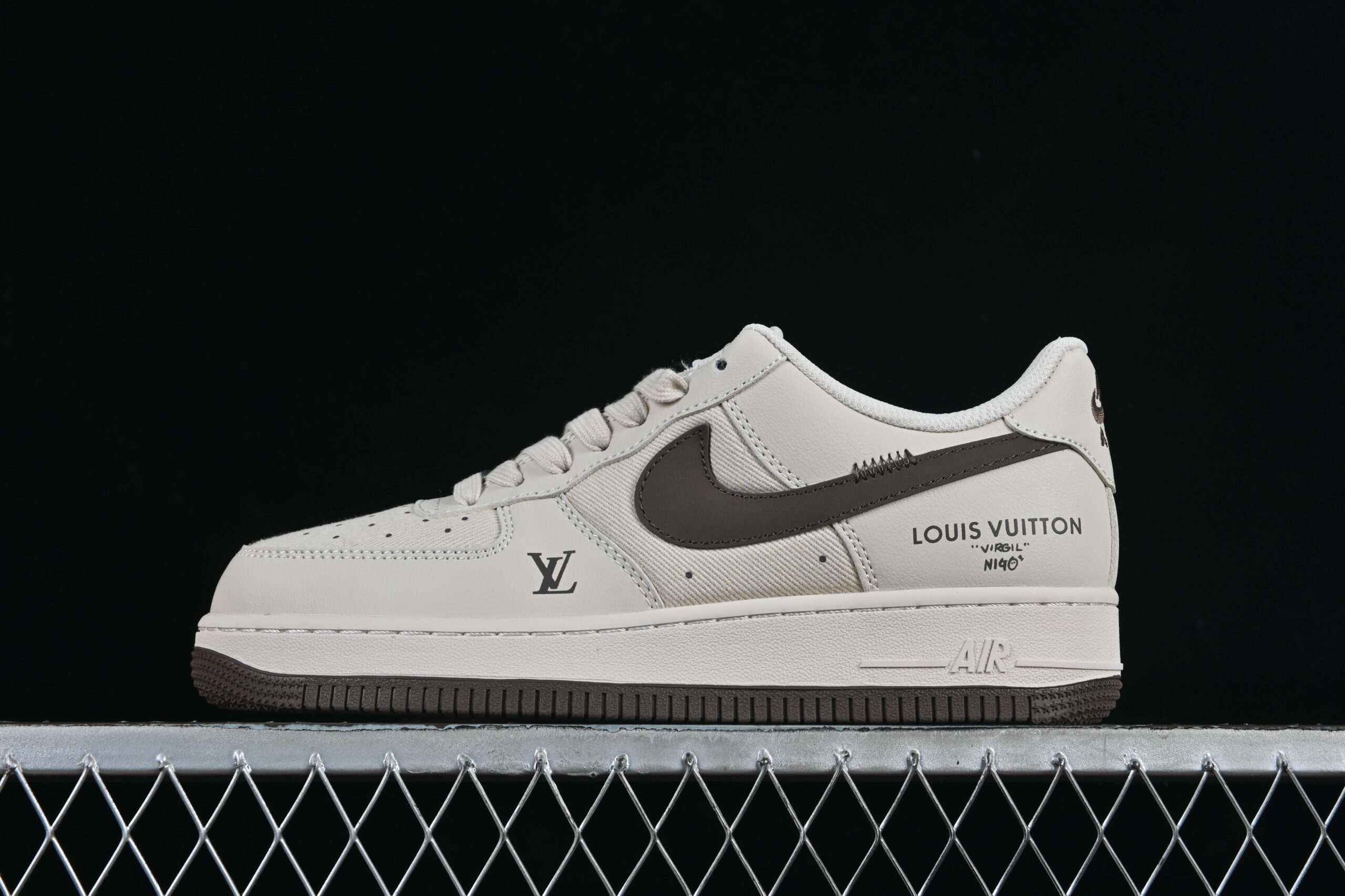 Nike Air Force 1'07 Low LV Collaboration Cream Brown Air Force 1 Low Top Casual Skate Shoes QW5836-004
