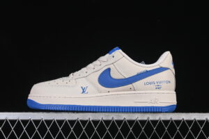 Nike Air Force 1'07 Low LV Collaboration Cream Blue Air Force 1 Low Top Casual Skate Shoes QW5836-025