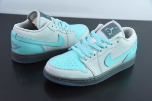 MAJI63744831 Nike Air Jordan 1 Grey Green Low Top Culture Casual Skate Shoes HQ3599-025
