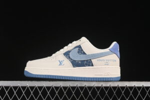 Nike Air Force 1'07 Low LV Collaboration Blue Air Force 1 Low Top Casual Skate Shoes DF0188-068