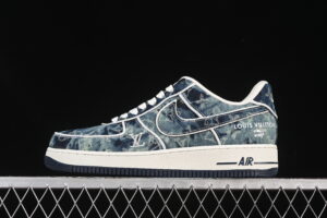 Nike Air Force 1'07 Low LV Collaboration Blue Air Force 1 Low Top Casual Skate Shoes SC9207-533