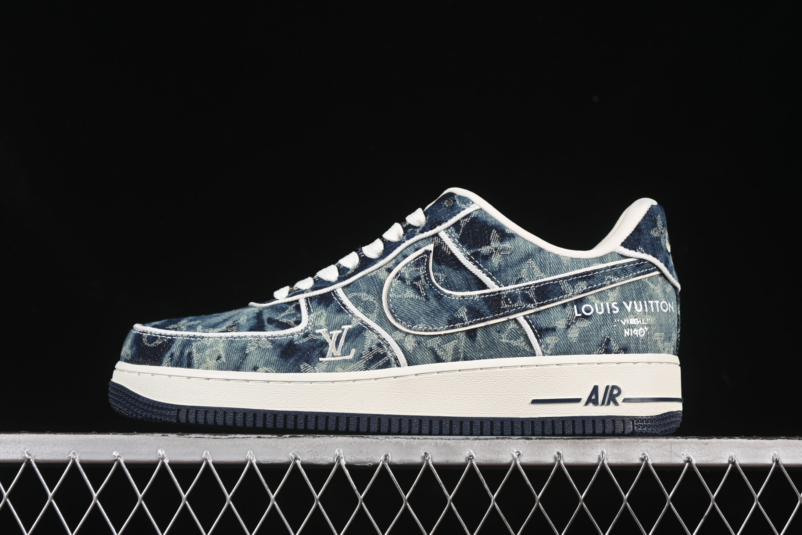 Nike Air Force 1'07 Low LV Collaboration Blue Air Force 1 Low Top Casual Skate Shoes SC9207-533