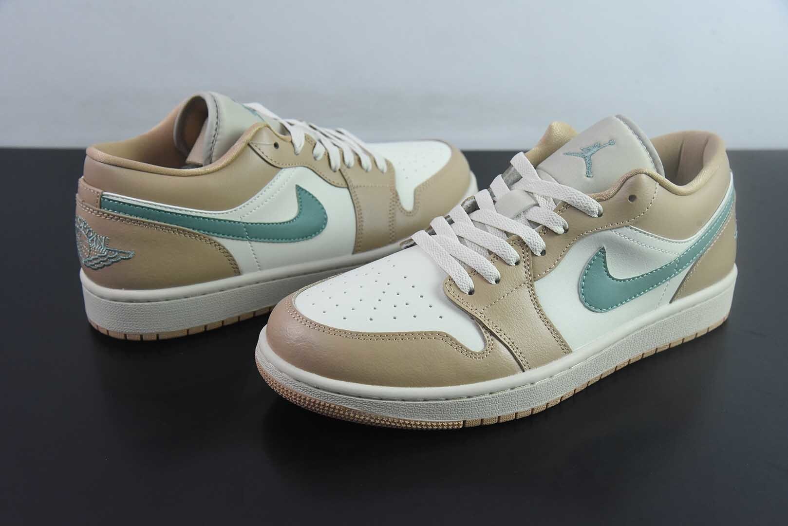 NAJQ93645538 Nike Cream Air Jordan 1 Low Top Casual Skate Shoes DC0774 130