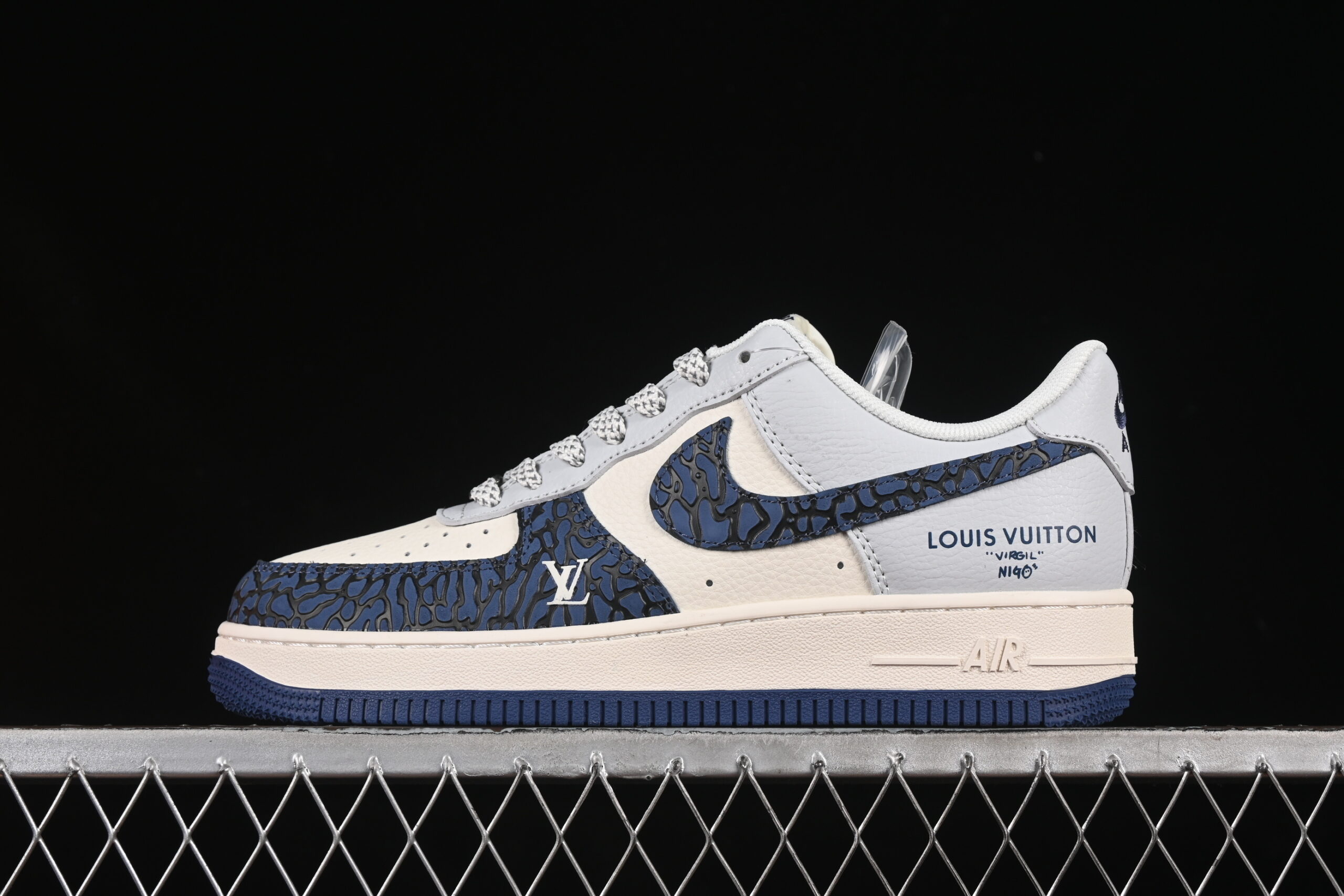 Nike Air Force 1'07 Low LV Collaboration Blue Air Force 1 Low Top Casual Skate Shoes JJ2508-701