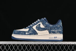 Nike Air Force 1'07 Low LV Collaboration Blue Air Force 1 Low Top Casual Skate Shoes ZD1988-001