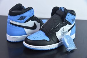 NEV75249359 AJ 1 High OG "UNC Toe" Air Jordan 1 Jordan 1 Black Blue DZ5485-400
