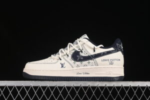 Nike Air Force 1'07 Low LV Collaboration Black Air Force 1 Low Top Casual Skate Shoes DM6868-060