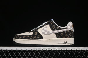 Nike Air Force 1'07 Low LV Collaboration Black Air Force 1 Low Top Casual Skate Shoes BZ6880-104
