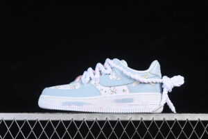 Nike Air Force 1'07 Low Pale "Cherry Mist Whisper" Air Force 1 Low Top Casual Skate Shoes Graffiti Hand Painted DH2920-121