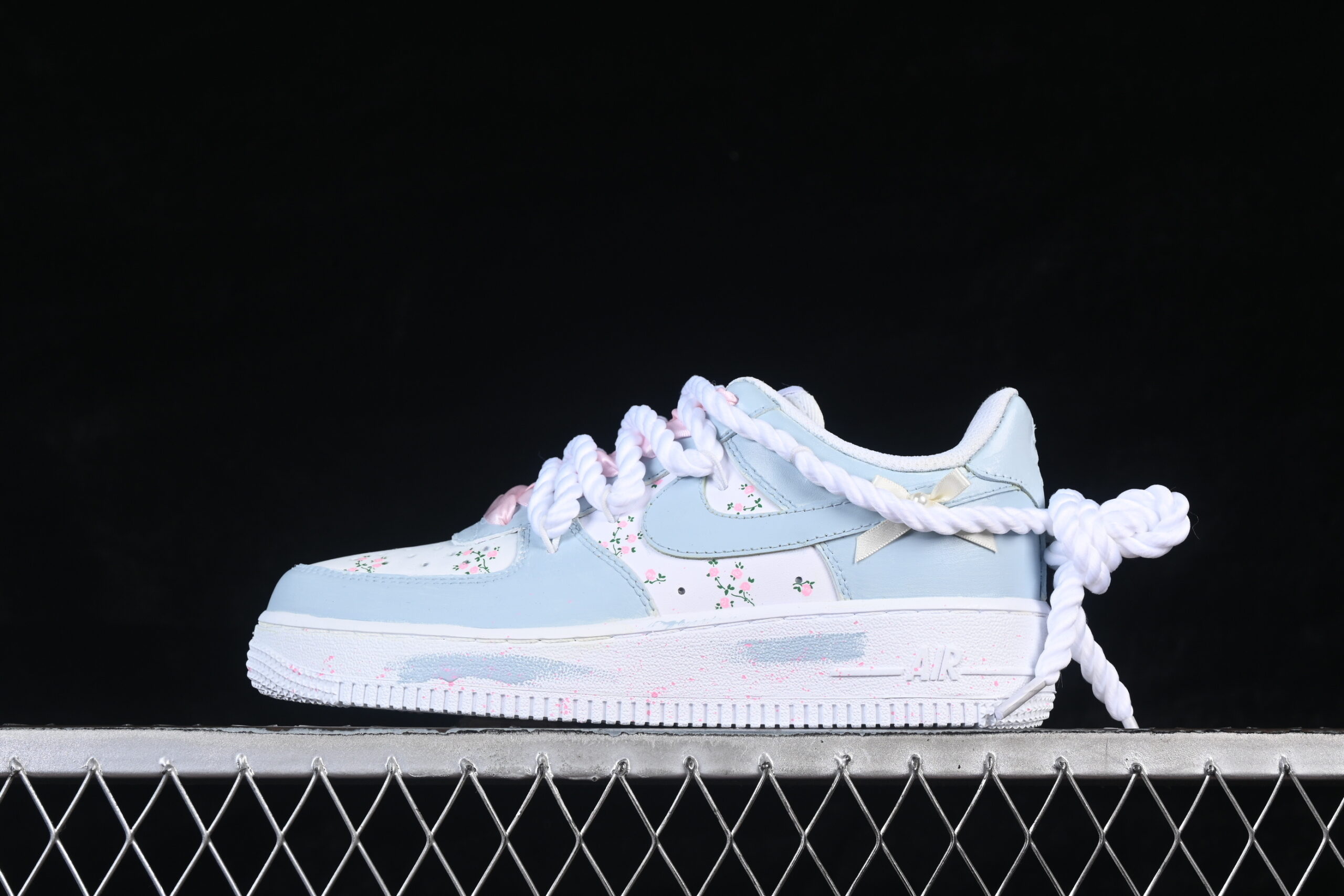 Nike Air Force 1'07 Low Pale "Cherry Mist Whisper" Air Force 1 Low Top Casual Skate Shoes Graffiti Hand Painted DH2920-121