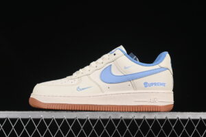 Nike Air Force 1'07 Low Supeme Collaboration Blue Air Force 1 Low Top Casual Skate Shoes XS1958-547
