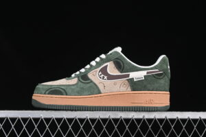 Nike Air Force 1'07 Low Supreme Collaboration Air Force 1 Low Top Casual Skate Shoes Distressed Graffiti DF0188-024