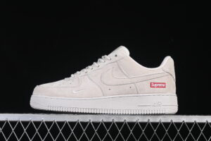 Nike Air Force 1'07 Low Supreme Collaboration Air Force 1 Low Top Casual Skate Shoes DF0188-116