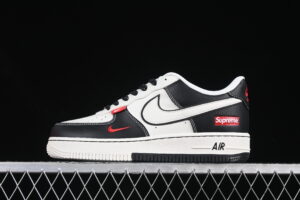 Nike Air Force 1'07 Low Supreme Collaboration Red Air Force 1 Low Top Casual Skate Shoes CS5288-004