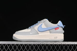 Nike Air Force 1'07 Low Supreme Collaboration Blue Air Force 1 Low Top Casual Skate Shoes XS3464-577