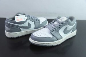 OG Jordan 1 dior Low Top Basketball Shoes Grey White 553558-053