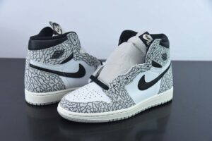 OIM80890857B Air Jordan 1 High "White Cement" White Black DZ5485-052