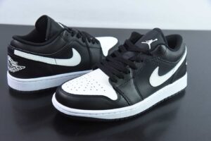PQYW87267533 Nike Air Jordan 1 Low Top Black White Jordan 1 Low Top Culture Basketball Shoes 553558-043