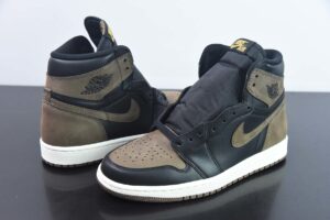 RID70377652 AJ 1 High " Palomino" Air Jordan 1 High Top Culture Basketball Shoes Brown Black DZ5485-020