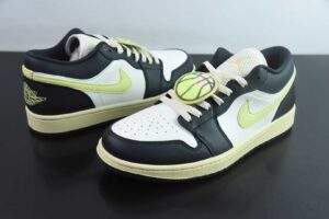 SAJE83079133 Jordan Air Jordan 1 85 Fall League Black White Yellow HQ3009-003