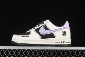 Nike Air Force 1'07 Low UN Collaboration Black White Purple Air Force 1 Low Top Casual Skate Shoes SC9207-528