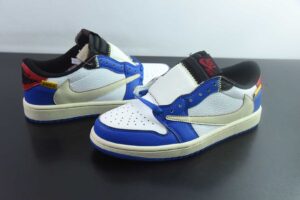 SDU13631034 Travis Scott x union la x Air Jordan 1 retro og Reverse Swoosh DM7866 -111 White Blue