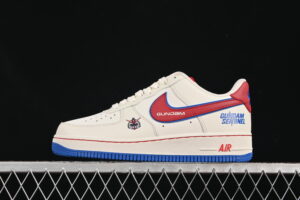 Nike Air Force 1'07 Low Collaboration White Red Blue Air Force 1 Low Top Casual Skate Shoes SC0601-565