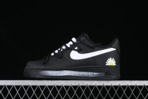 Nike Air Force 1'07 Low Black White Air Force 1 Low Top Casual Skate Shoes Graffiti Hand Painted CK0316-063