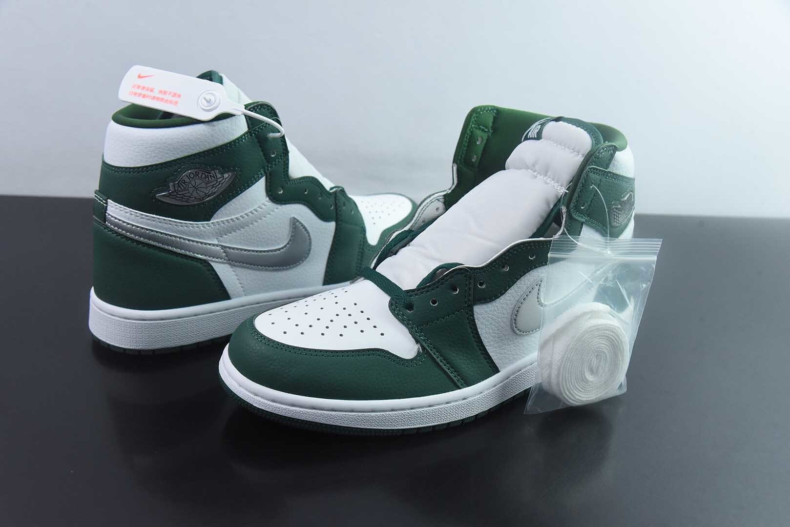 SLC99518736 Nike Air Jordan 1 High OG A High Top Basketball Shoes White Green DZ5485-303