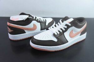 SLD15064732 Nike Air Jordan 1 OG Jordan 1 Low Top Retro Basketball Shoes White Black DC0774-182