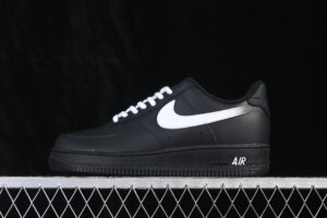 Nike Air Force 1'07 Low Black White Air Force 1 Low Top Casual Skate Shoes ZH0316-100
