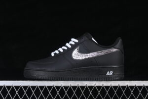 Nike Air Force 1'07 Low Black Air Force 1 Low Top Casual Skate Shoes ZH0316-123