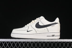 Nike Air Force 1'07 Low Black Air Force 1 Low Top Casual Skate Shoes Distressed ZH0316-093