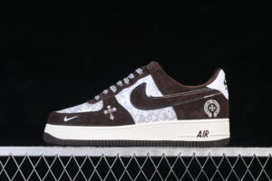 Nike Air Force 1'07 Low Collaboration Air Force 1 Low Top Casual Skate Shoes Chrome Hearts SY1388-010