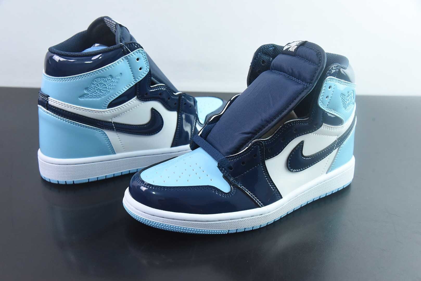 UDV83689938 Nike Air Jordan 1 Retro High OG Jordan 1 High Top Black White Blue CD0461 401