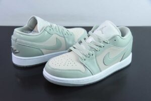 VAJS63928638 Nike Air Jordan 1 Green Low Top Culture Casual Skate Shoes HF4078-100