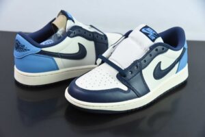 VIS95743336 Nike Air Jordan 1 Low Top Jordan 1 Low Top Classic Retro Culture Casual Sports Basketball Shoes CZ0790-400 Blue White